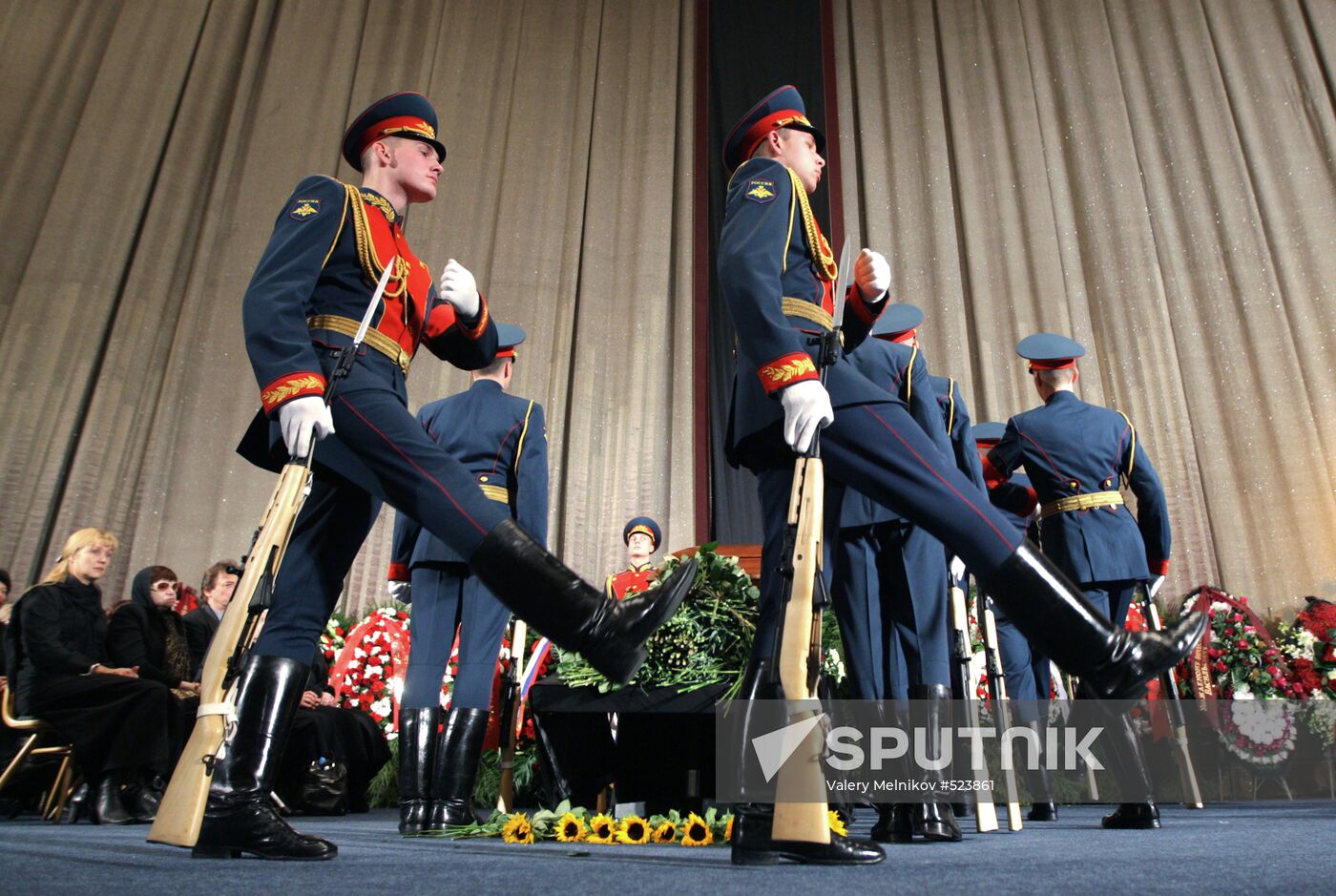Paying last respects to actor Vyacheslav Tikhonov