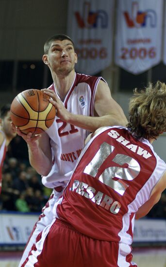 Basketball EuroChallenge, Krasnye Krylya 70-58 Scavolini Pesaro