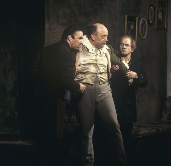 Scene from play "The Marriage"