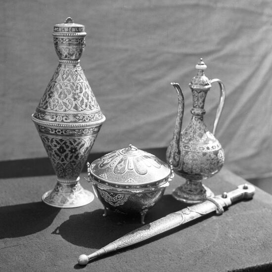 Gold and silver ware made by Kubachi craftsmen