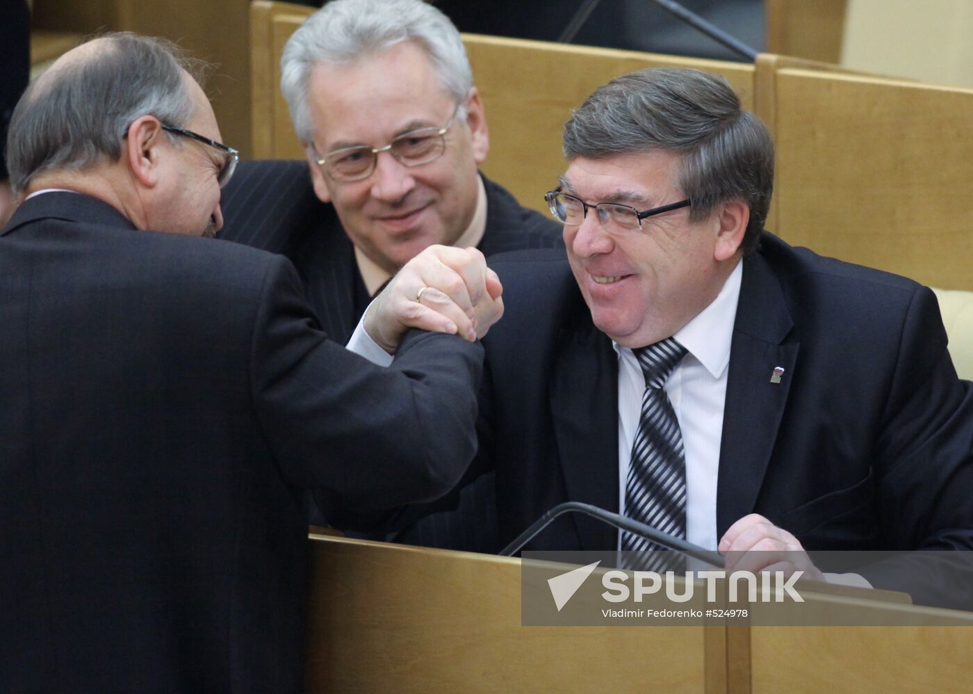 Vladimir Pekhtin, Yury Lipatov and Valery Ryazansky