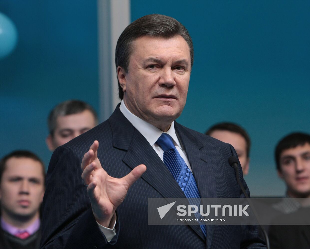 Viktor Yanukovich attends Ukraine Regions Youth Union congress