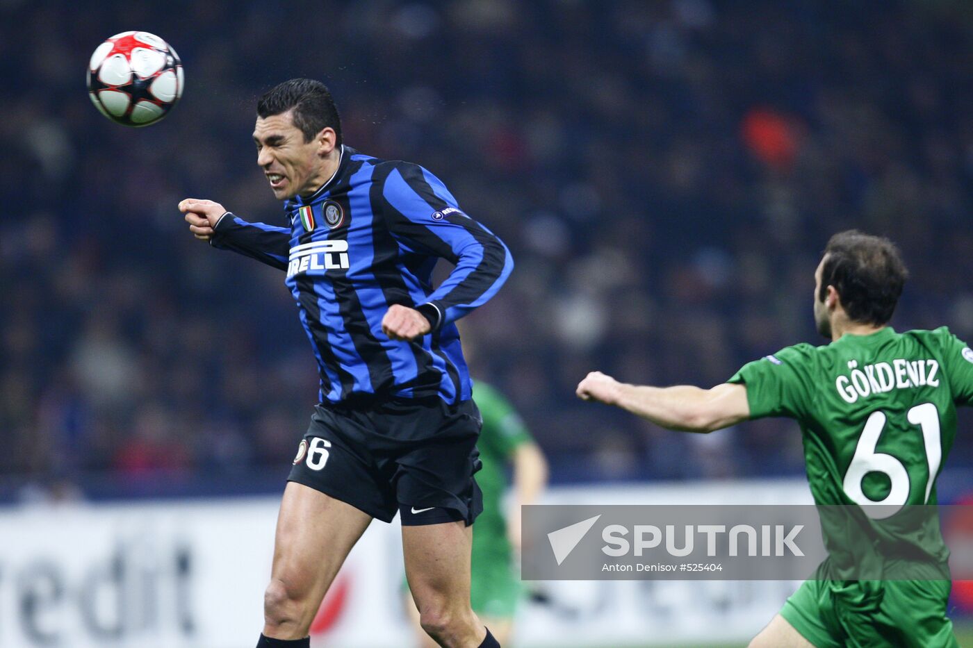 UEFA Champions League match. Inter-Rubin