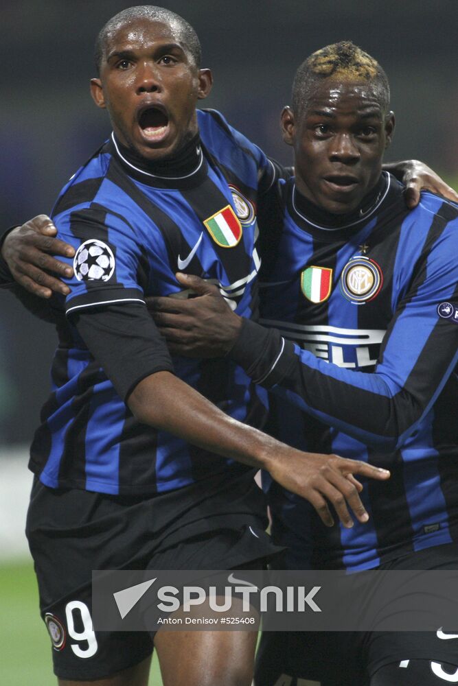 Football. UEFA Champions League. Inter Milan vs. Rubin Kazan