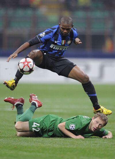 Football. UEFA Champions League. Inter Milan vs. Rubin Kazan