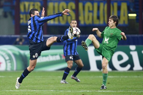 UEFA Champions League match. Inter-Rubin