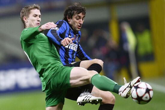 UEFA Champions League match. Inter-Rubin