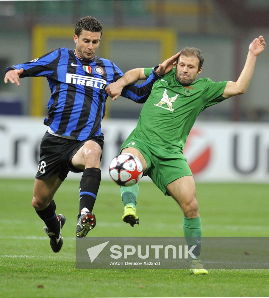 UEFA Champions League match. Inter-Rubin