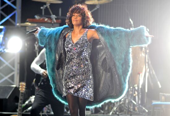 American singer Whitney Houston