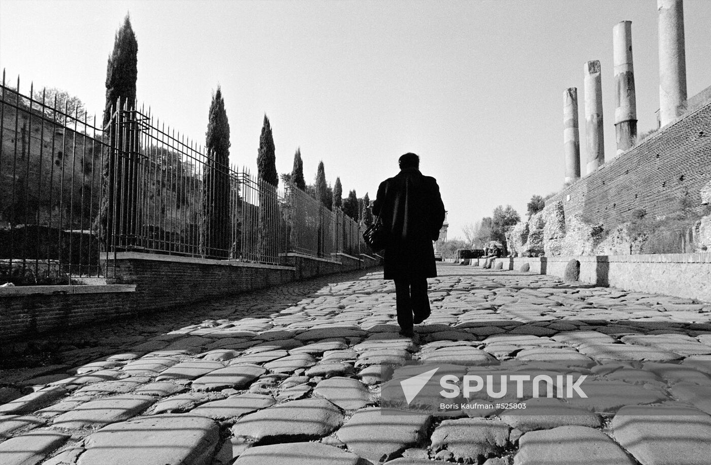 The Appian Way in Rome