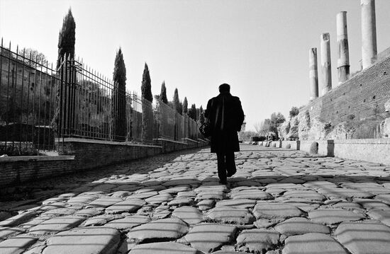 The Appian Way in Rome
