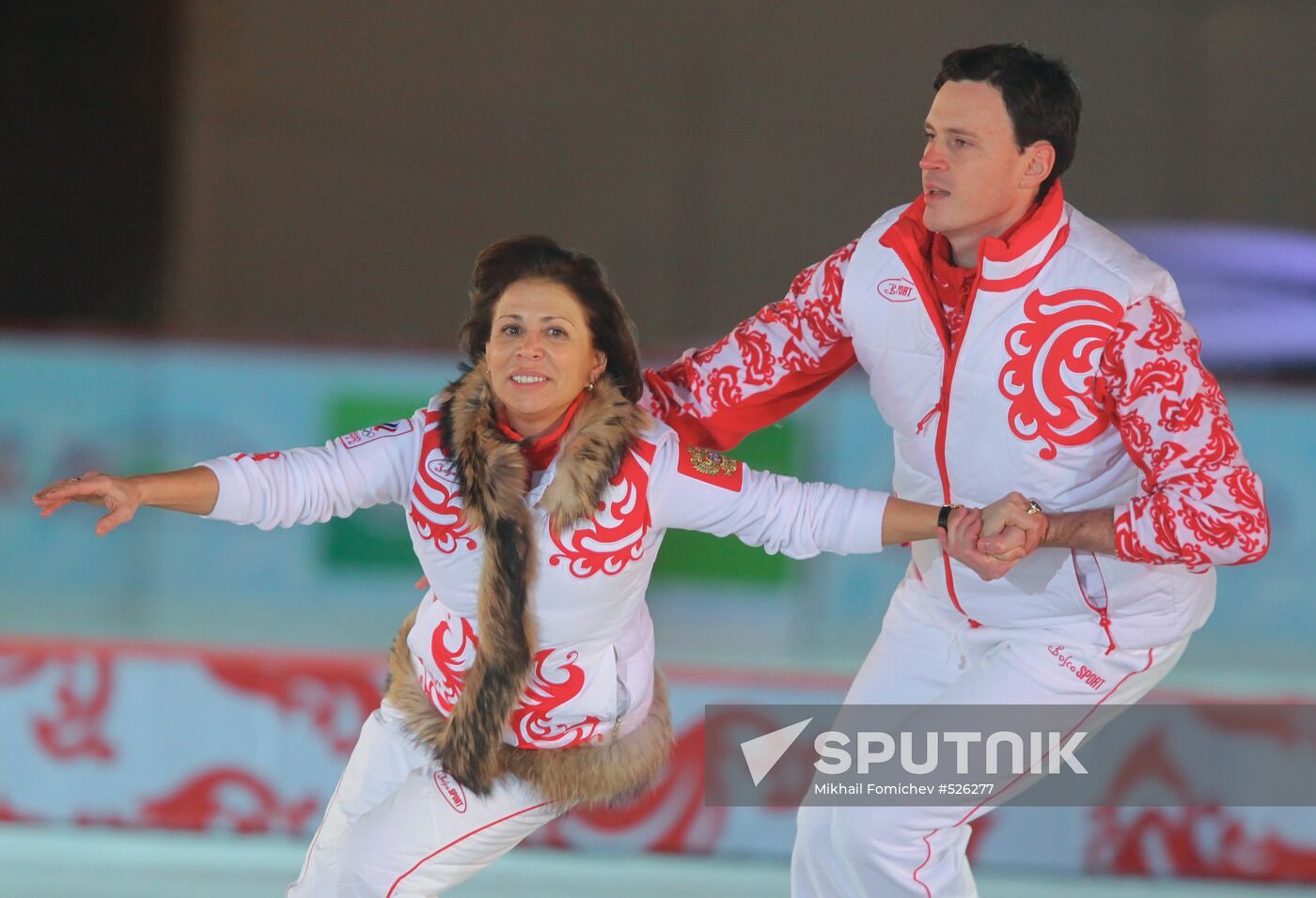 Irina Rodnina and Maxim Marinin