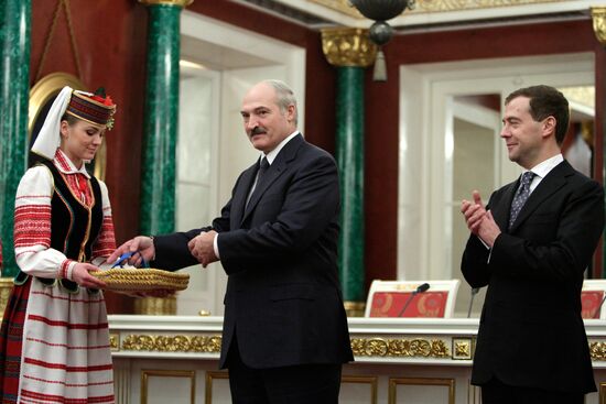 Russian and Belorussian decorations awarded in Kremlin