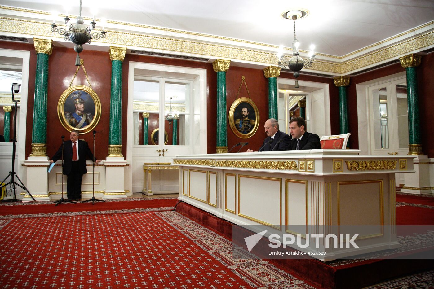 Russian and Belorussian Presidents' news conference