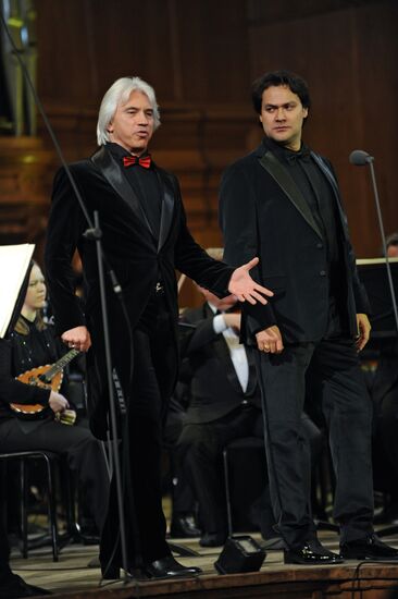 Dmitri Hvorostovsky gives concert at Moscow State Conservatory