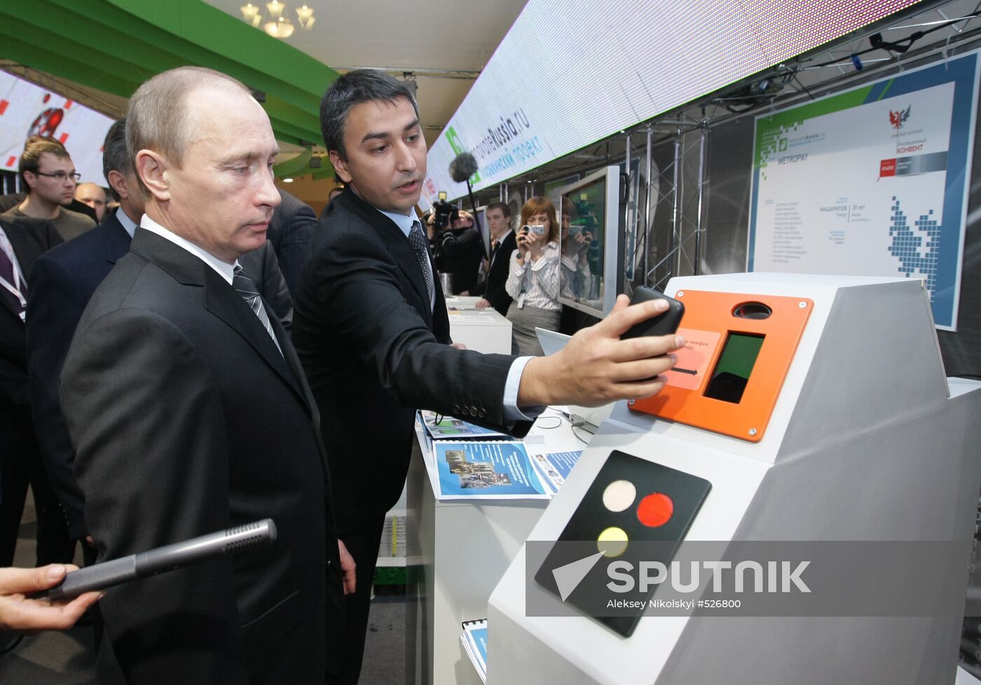 Vladimir Putin visits a youth innovation convent