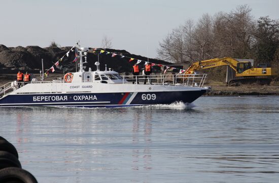 Coast guard boats arrive in Abkhazia