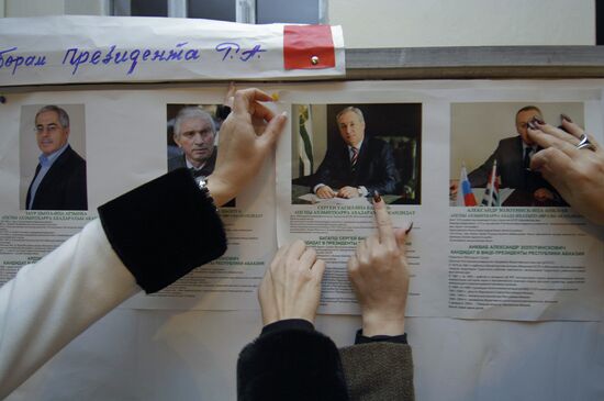 Abkhazia holds presidential elections