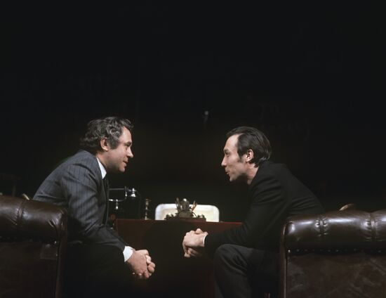 Scene from play Blue Horses on Red Grass
