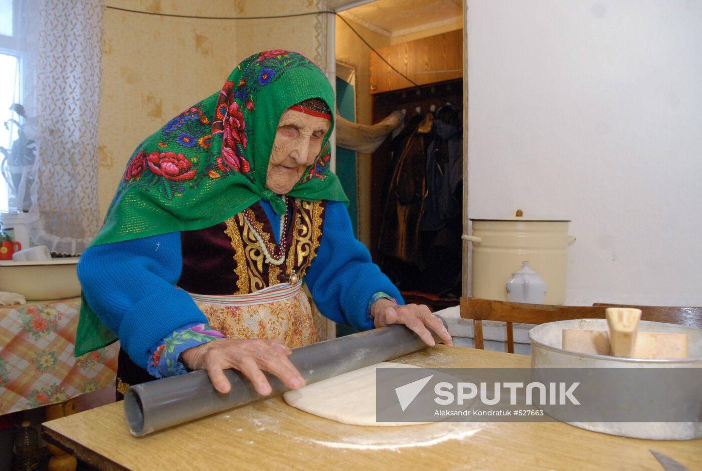 119-year-old Khabibamal Khametova, Urals' oldest resident