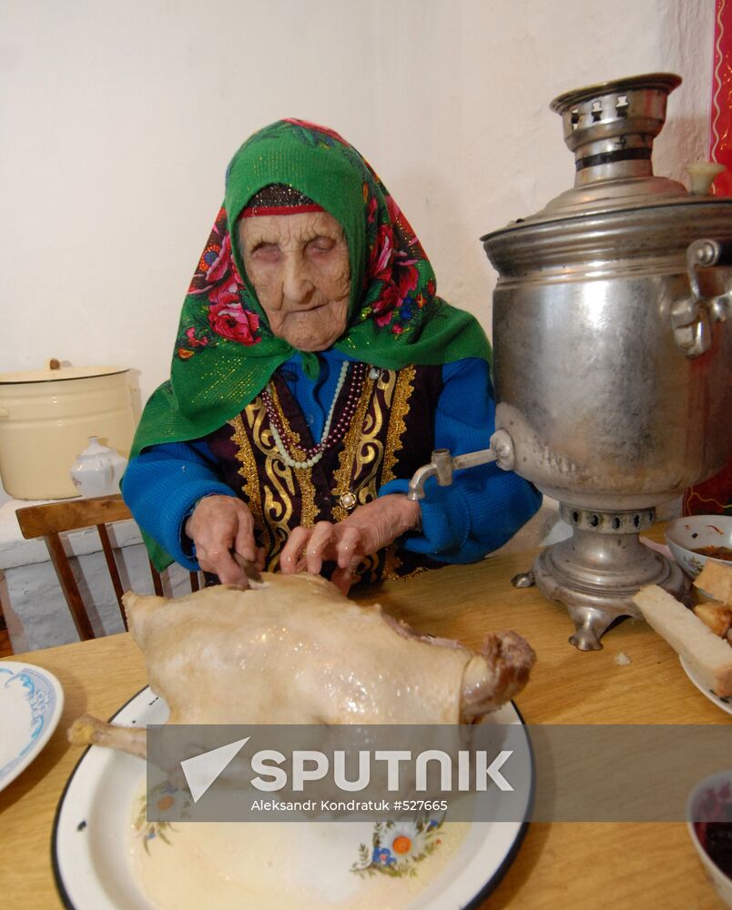 119-year-old Khabibamal Khametova, Urals' oldest resident