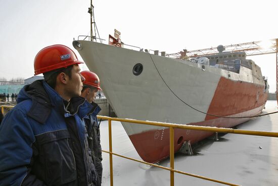 Gepard 3.9 frigate for Vietnam's navy launched