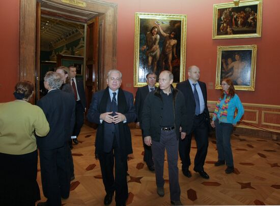 Vladimir Putin at State Hermitage