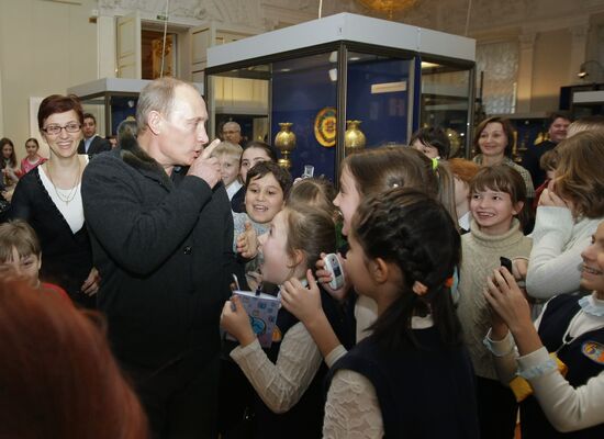 Vladimir Putin at State Hermitage