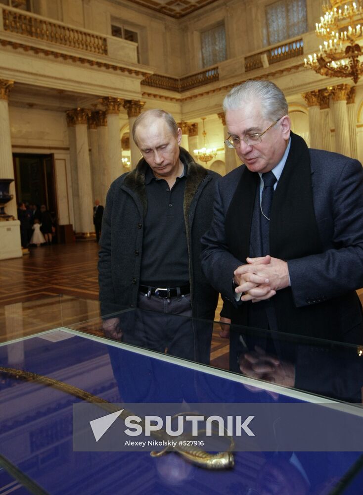 Vladimir Putin at the State Hermitage