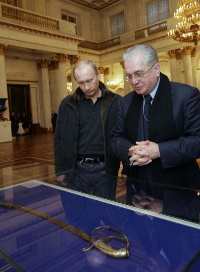 Vladimir Putin at the State Hermitage