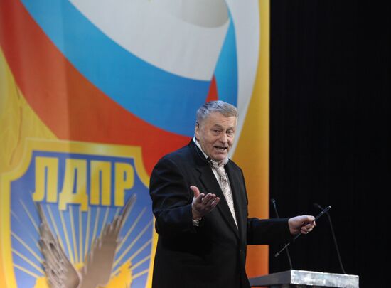LDPR leader Vladimir Zhirinovsky