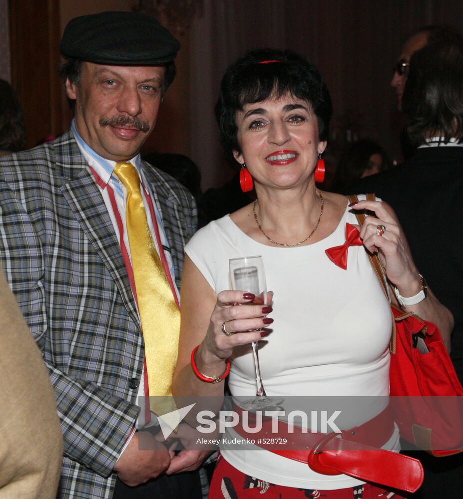 Mikhail Barshchevsky with his wife Olga