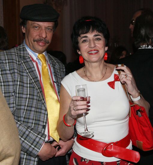 Mikhail Barshchevsky with his wife Olga