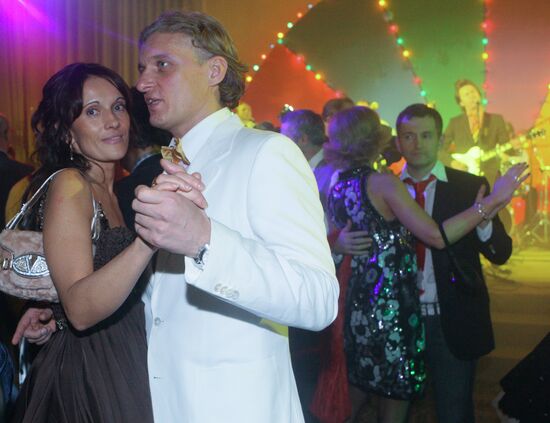 Oleg Tinkov with his wife Rina
