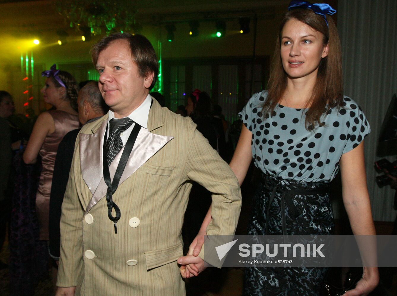 Igor Butman with his wife Oxana