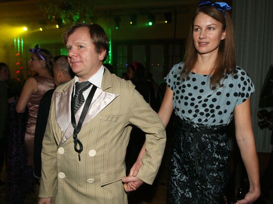 Igor Butman with his wife Oxana