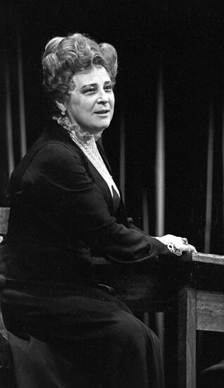 Actress Alla Tarasova
