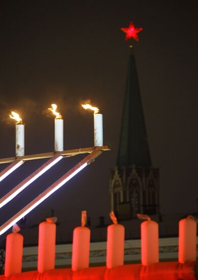 Hanukkah celebration