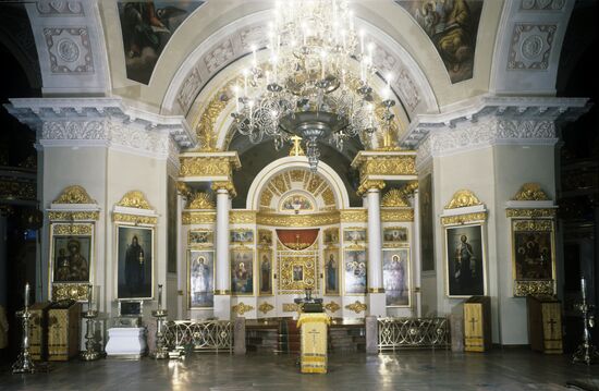The decoration of the Holy Trinity Church