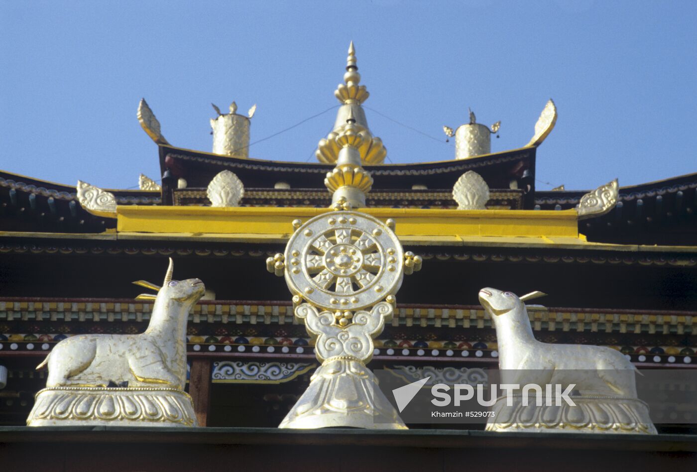 Exterior design of Ivolginsky datsan