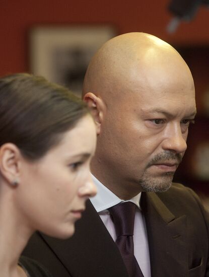 Fyodor Bondarchuk and Olga Sutulova