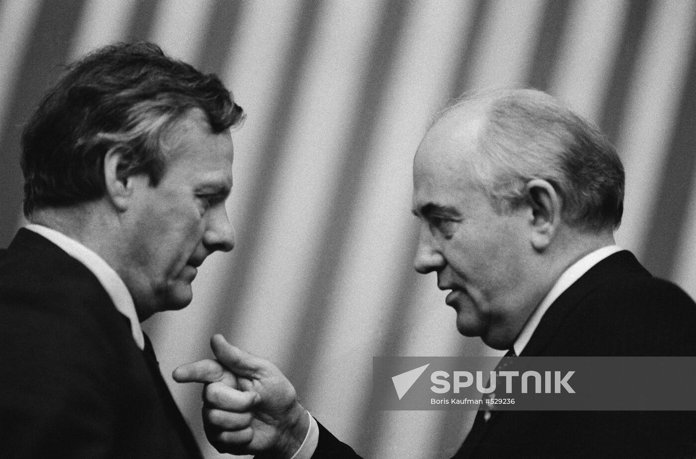 Anatoly Sobchak and Mikhail Gorbachev