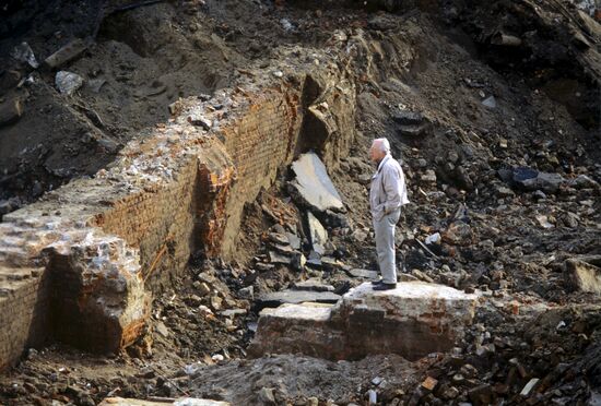 Archeological excavation