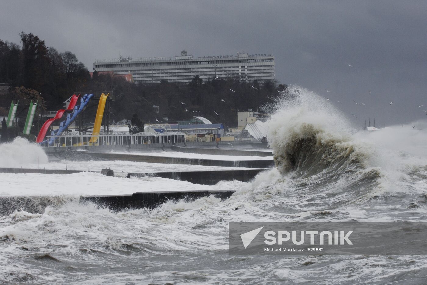 Storm in Sochi