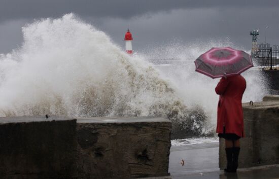 Storm in Sochi