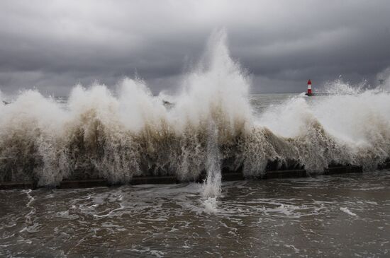 Storm in Sochi
