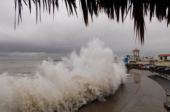 Storm in Sochi
