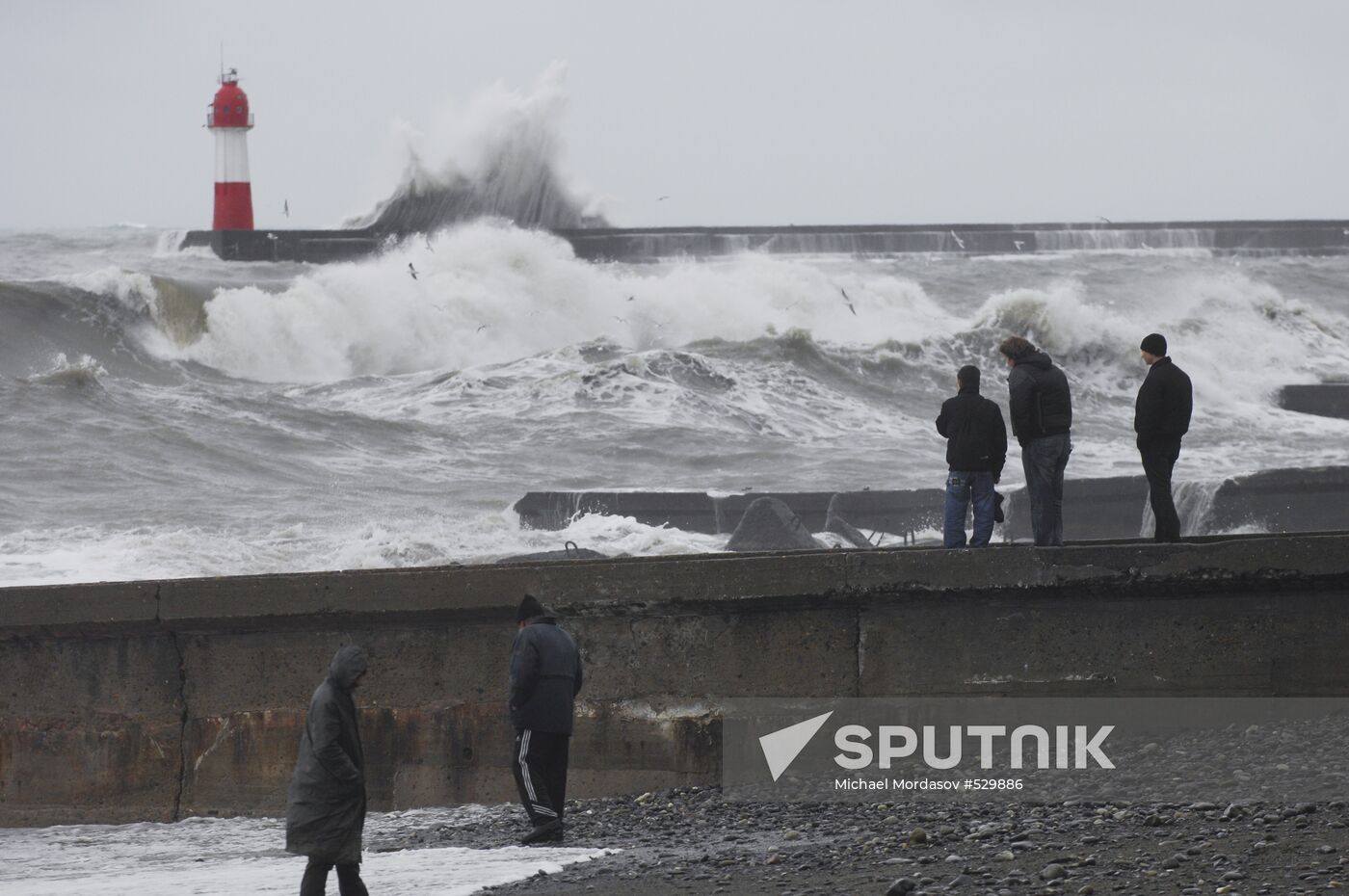 Storm in Sochi