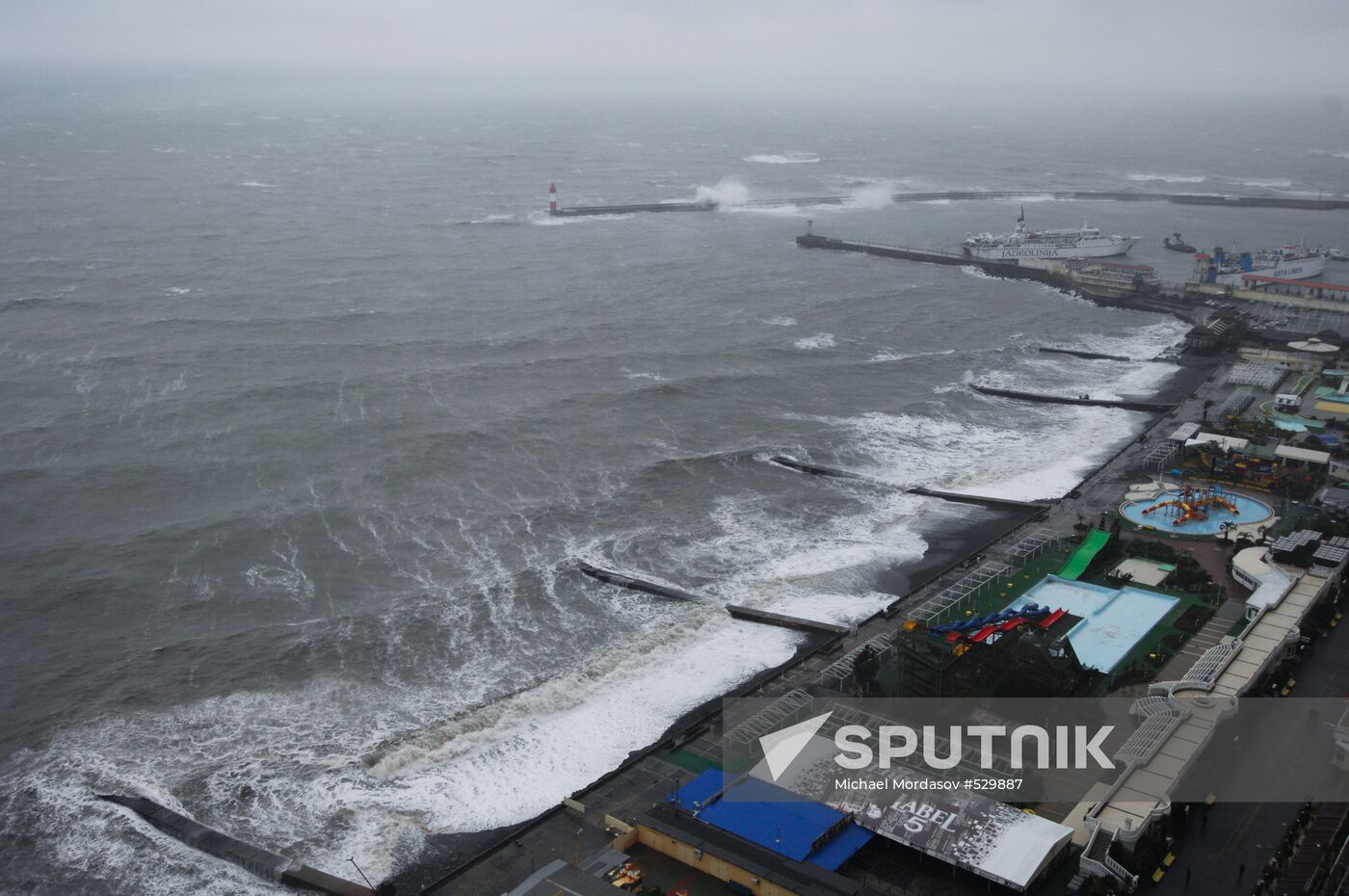 Storm in Sochi