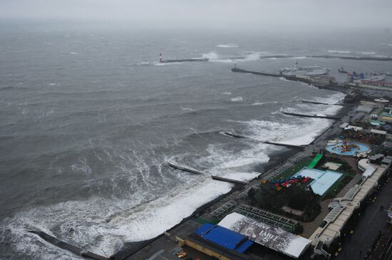 Storm in Sochi